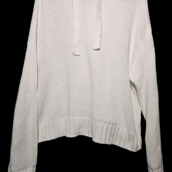 Z Supply Knit Hoodie Size Large EUC PTP 25 - Picture 2 of 5